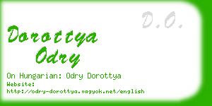 dorottya odry business card